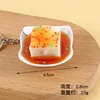 Plato cuadrado - Tofu (versión llavero)