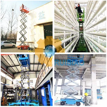 Featured Products Factory Price Hydraulic 6M Lift Height Electric Mobile Scissor Lift
