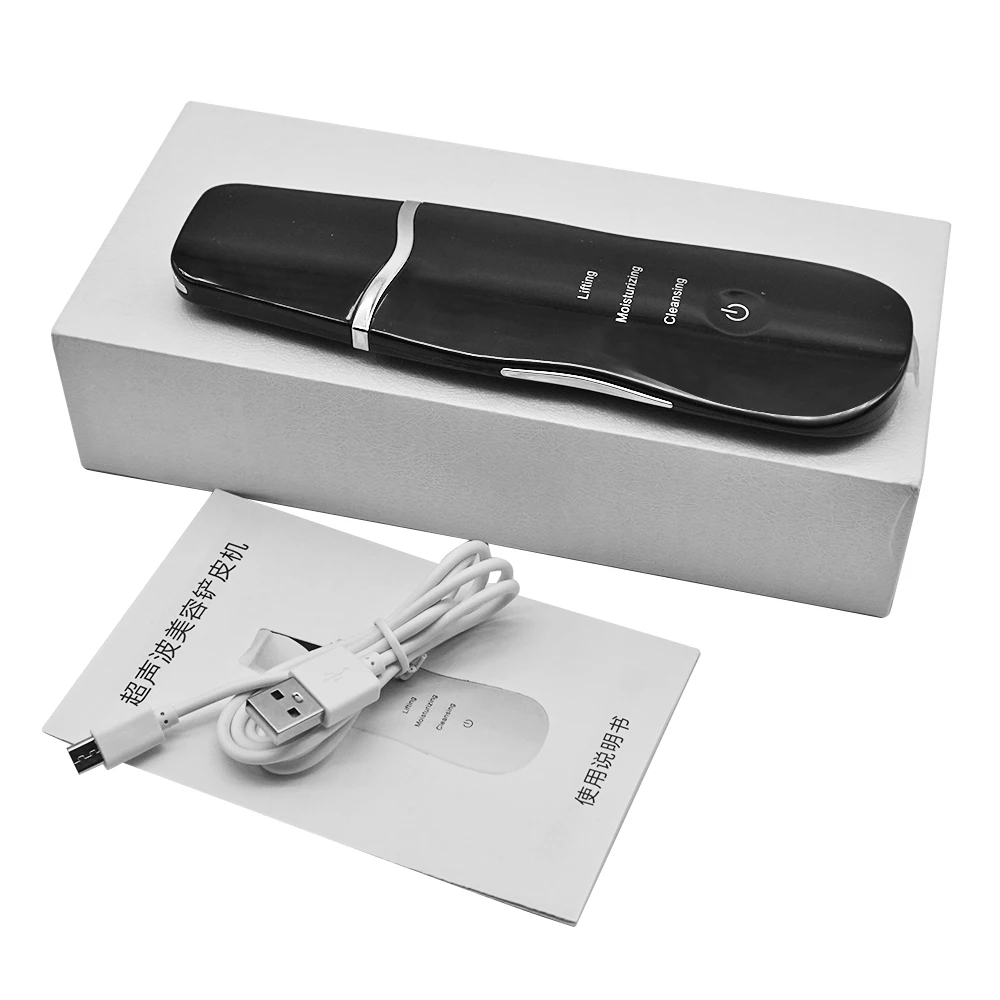 Facial Skin Spatula Ultrasonic Skin Scrubber Pore Cleanser Blackhead