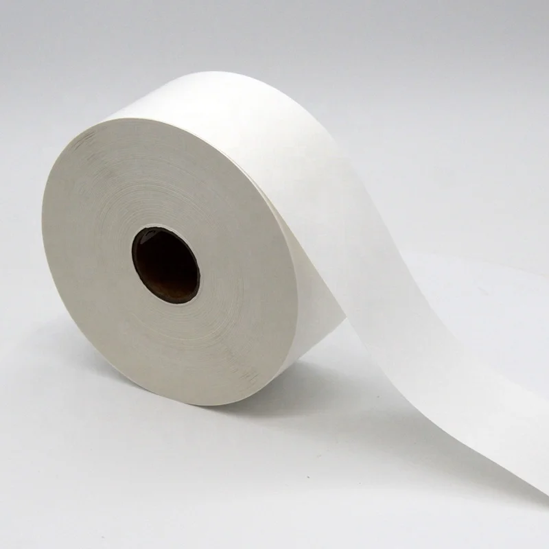 Белая Экологически чистая биоразлагаемая лента из крафт-бумаги, упаковочная лента с логотипом