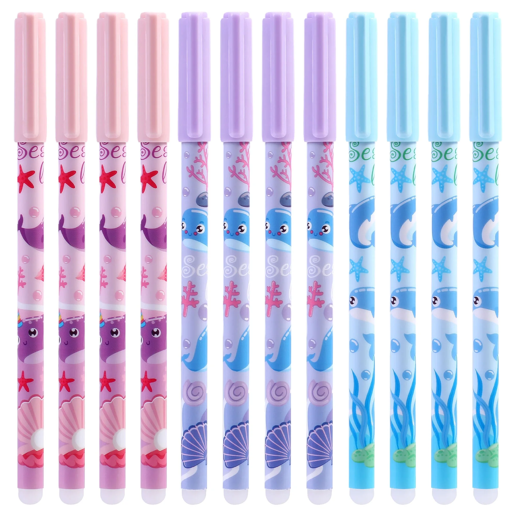 WEIBO оптовая продажа мультяшная гладкая стираемая гелевая ручка синими чернилами Kawaii стираемые гелевые ручки канцелярские принадлежности Набор для творчества