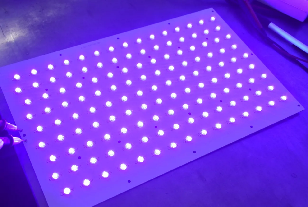 Uv Led 135-405W  Module With 8MM Silicone Lens 365nm to 405nm