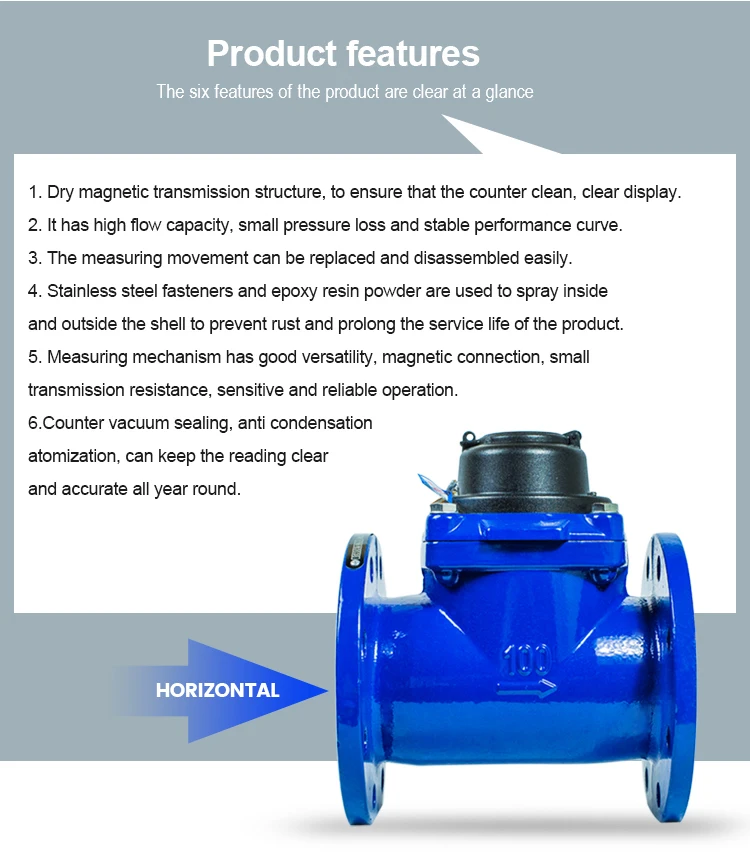 German Technology Dn Mm Diameter Woltman Woltmann Bulk Water Meter Buy Mm Diameter Water