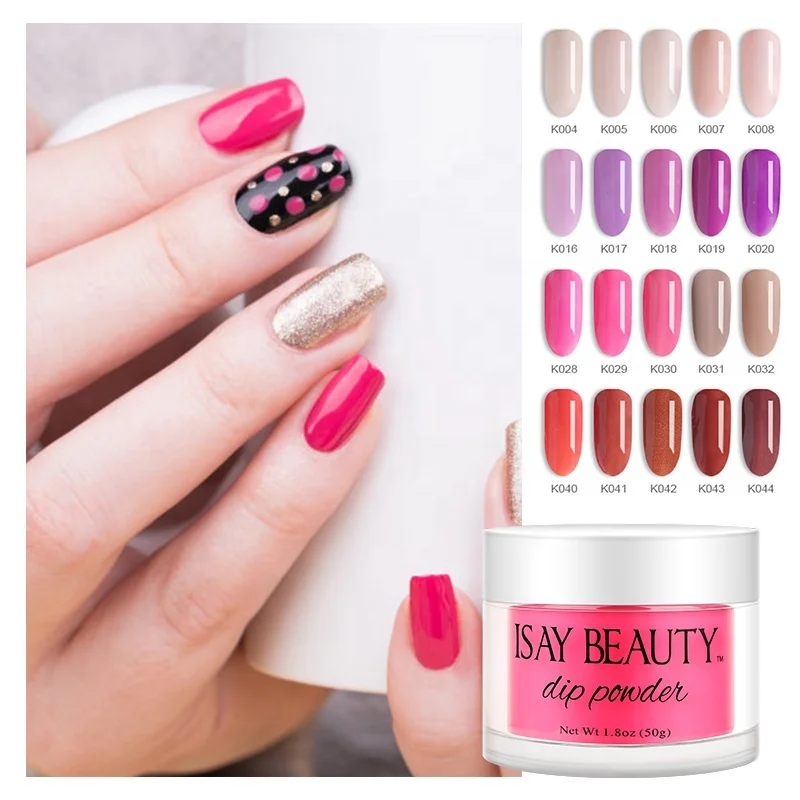 OEM Factory Acrylic Powder Nail Paint Dipping Powder 210 Colors