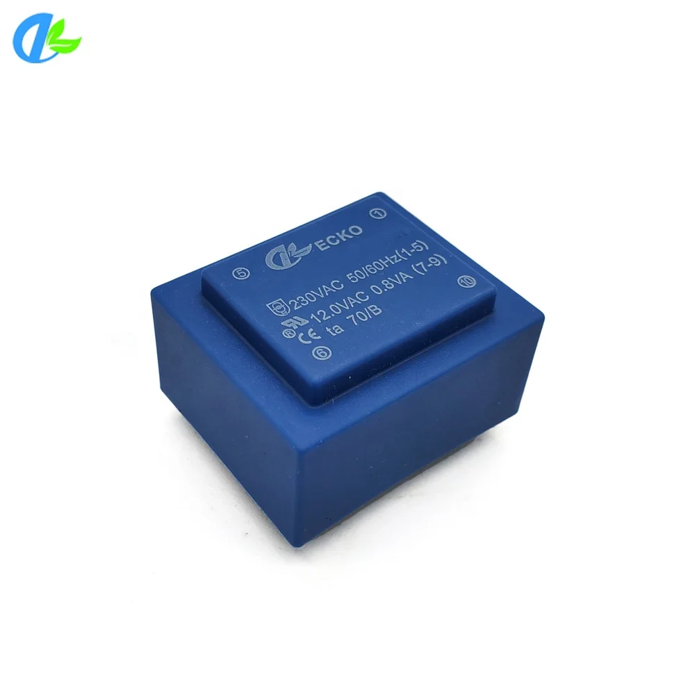 High Voltage Encapsulated PCB Type Power Transformer 0.8VA 1.5VA 2VA Output 24V & 36V Frequency 50Hz for 110V 115V 220V 230V 12V