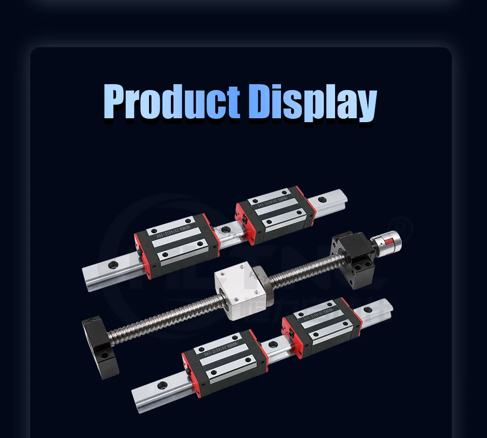 Lineaire CNCMANS HGR20 lagerblokken, 800 mm, HGH20CA lineaire lagers, 4 stuks hoge precisie, CNC-onderdelen voor 3D-printer