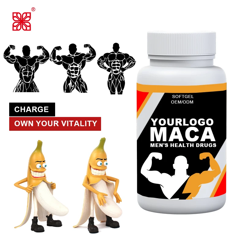 OEM Service Organic Maca Root Soft Capsules Natural Extract Supplement Black Maca Root Capsule