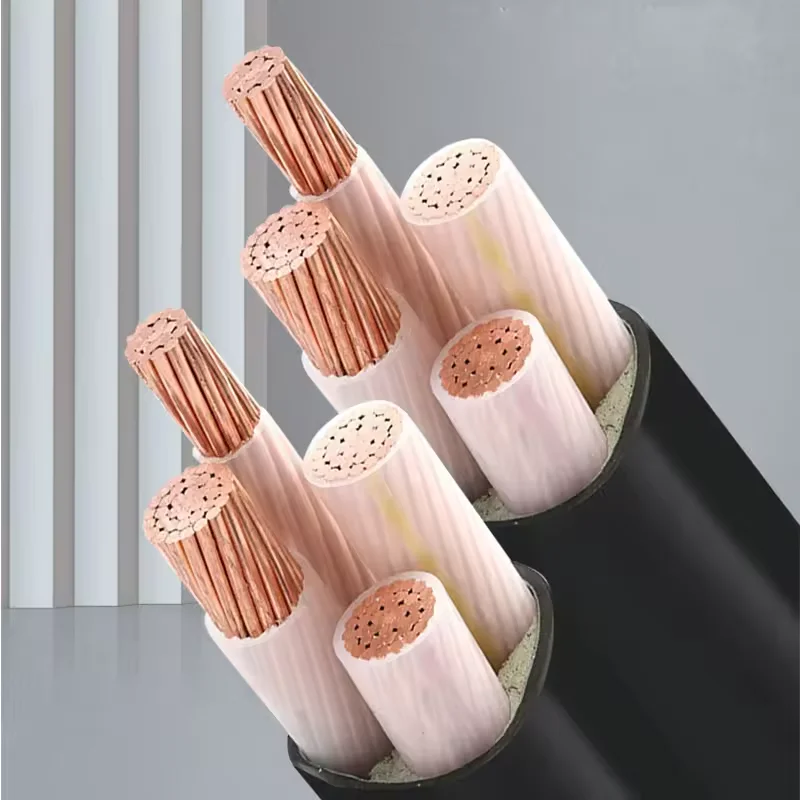 YJV YJV22 YJV23 4 n&uacute;cleos 70mm 95mm 120mm 0,6/1KV cobre XLPE cobre cable de alimentaci&oacute;n subterr&aacute;neo