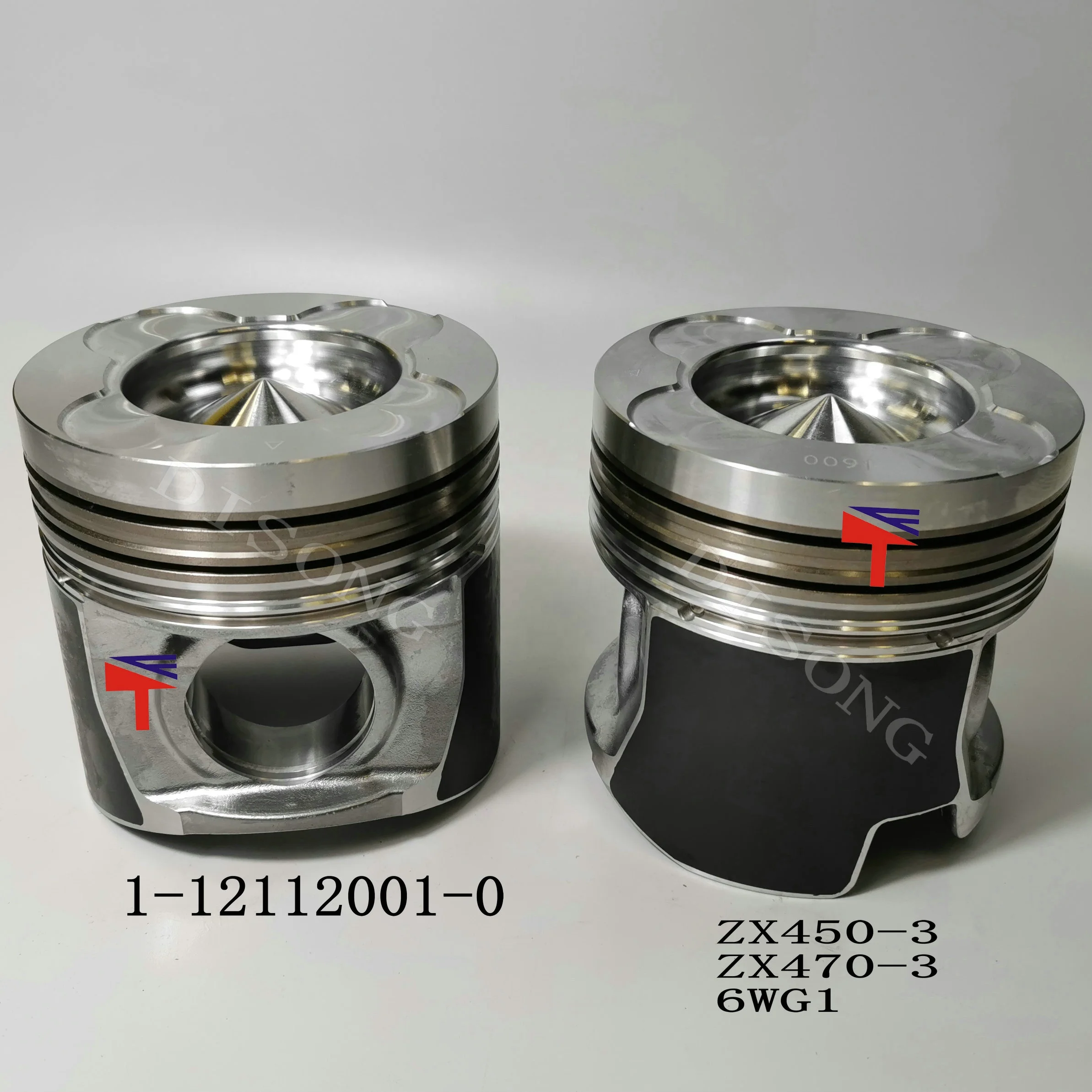 Machinery Engine Piston 1-12112001-0 for Excavator ZX450-3