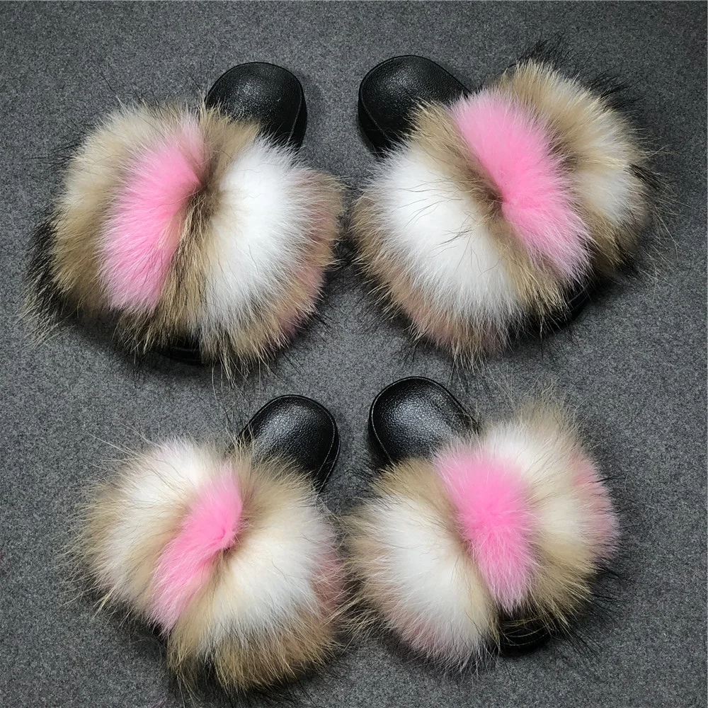 mommy and me fur slides