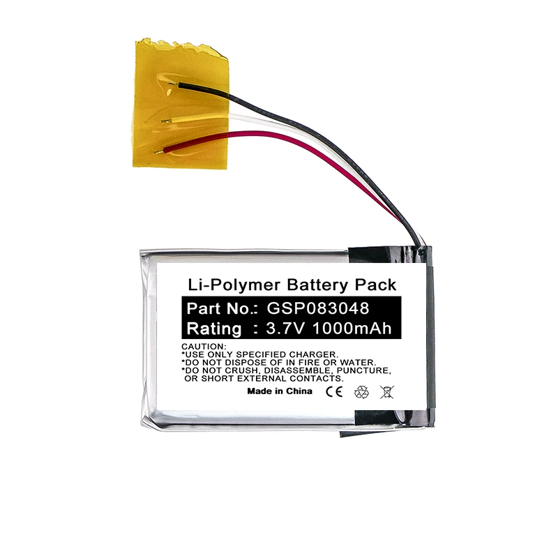 3.7V 1000mAh Li-Polymer Speaker Li-po Battery for JBL Trip 6132A-JBLTRIP