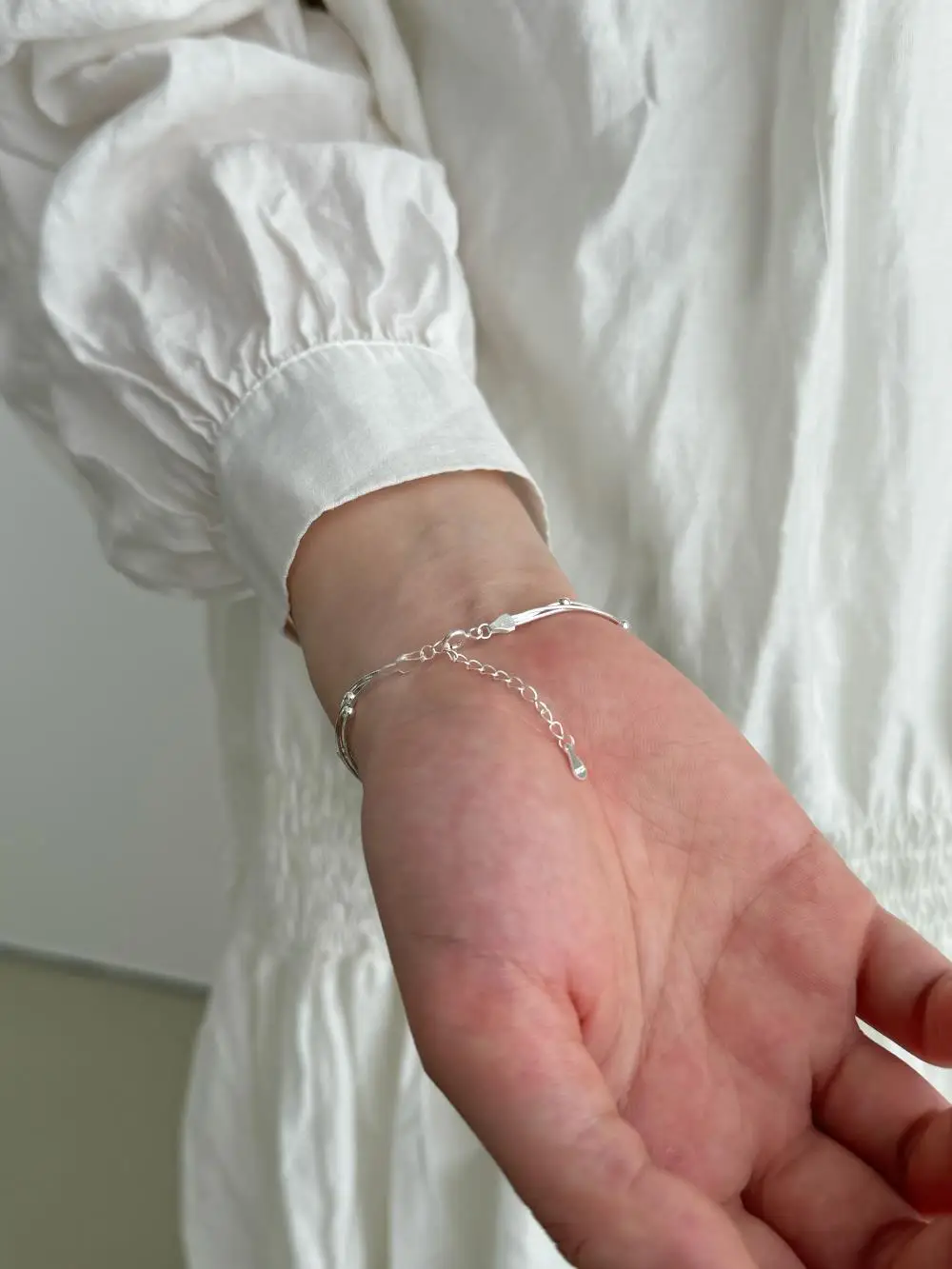 KAKODIY Unique Design 3 Cord 925 Sterling Silver Bracelet for Wedding Engagement Jewelry detail 7