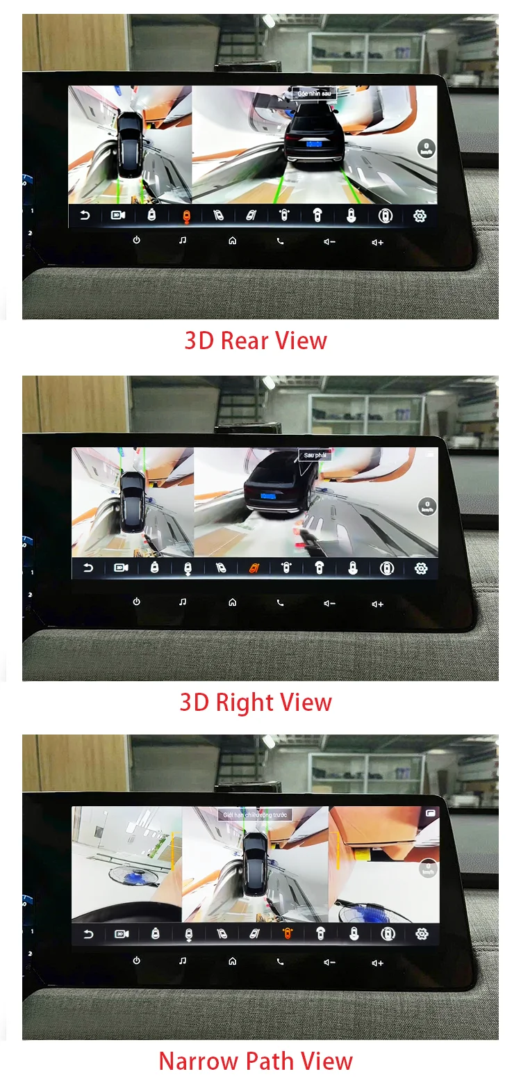 product wemaer androidoriginal dual system 3d panoramic cameras surrounding view 360 degree car bird view camera for mitsubishi xforce-3