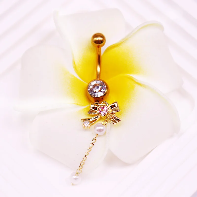 Gaby New Design Surgical Steel Belly Piercing Custom Navel Belly Button