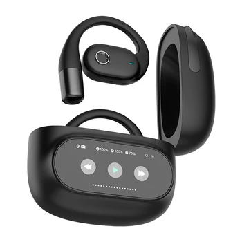 Professional TWS Sports Earbuds Wireless ANC Noise Cancellation ENC LED Digital Display Touchscreen Earphone Battery Indicator