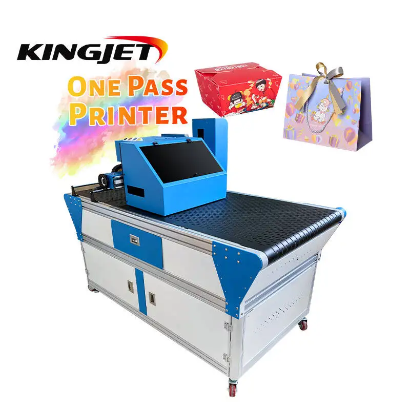 One Pass Printer for Carton Packaging Cardboard Box Kraft Paper Bag Single Pass logo Hand Held Printer for Carton Boxes