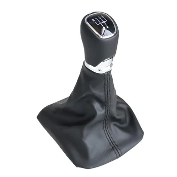 CNWAGNER Gear Knob Assembly : Gear Knob Shift Applicable for Skoda Octavia 3 + Boot Applicable for OCTAVIA 1 Big Hole Type