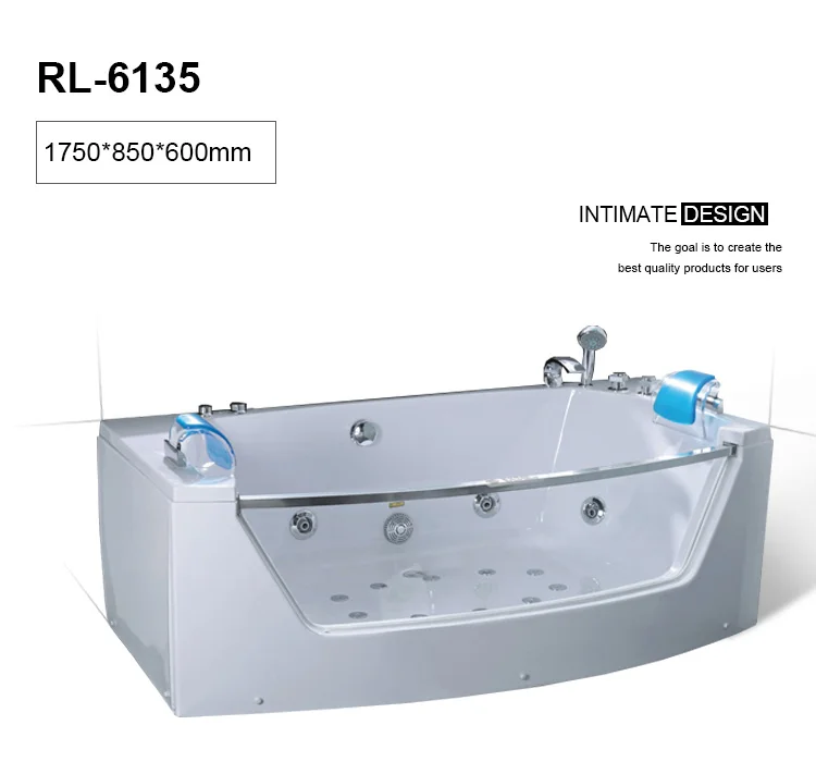 Indoor Jacuzi Tubs,Hydro Massage Bathtub,Whirlpool Acrylic Bathtub