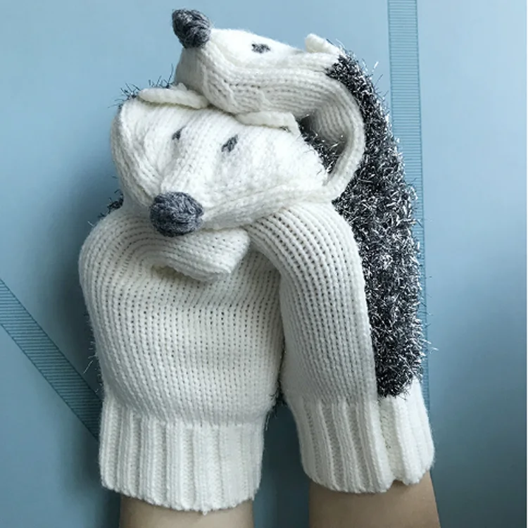 F-104; Лидер продаж; Стильная футболка с изображением персонажей видеоигр Ежик перчатки для женщин обувь ручной работы мужчин и варежки Заказные зимные 3d вязаные оптовой