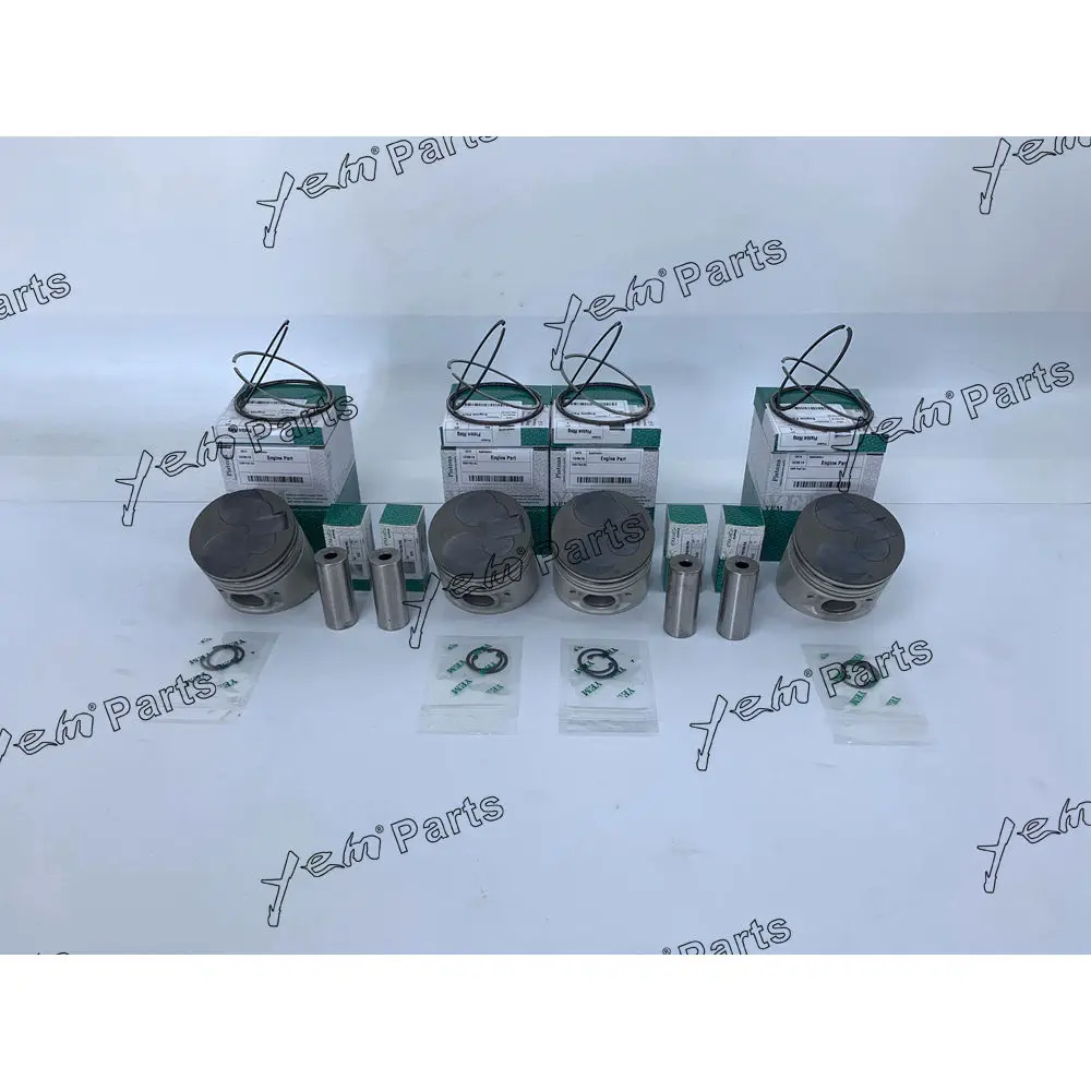 Japan OEM Parts Cylinder Pistons Kit With Rings Set For Mitsubishi 4M40
