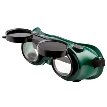 Welding Safety up Goggles Eclipse Spectacles Flip-Up Welding Goggles for Welders with Transparent and Anti-Glare