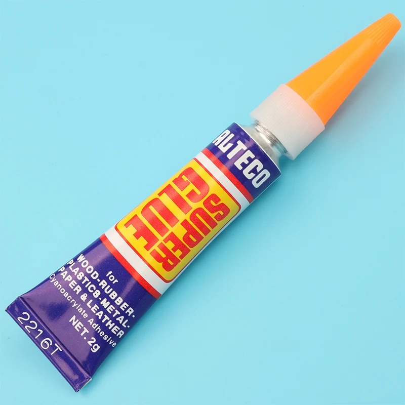 Ultra High Strength Cue Tip Fix Glue for Wood Rubber Metal Leather Eco-friendly Pool Cue Tip Fox Glue