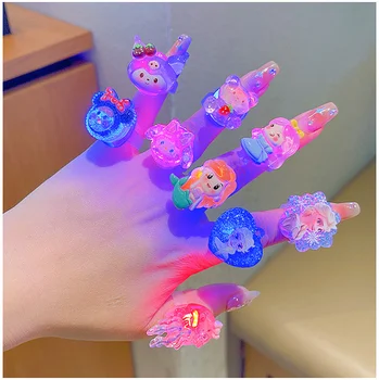 New Creative Luminous Rings Children's Toys Flash Gifts Led Cartoon Lights Glow Cosplay Party Led Accessories