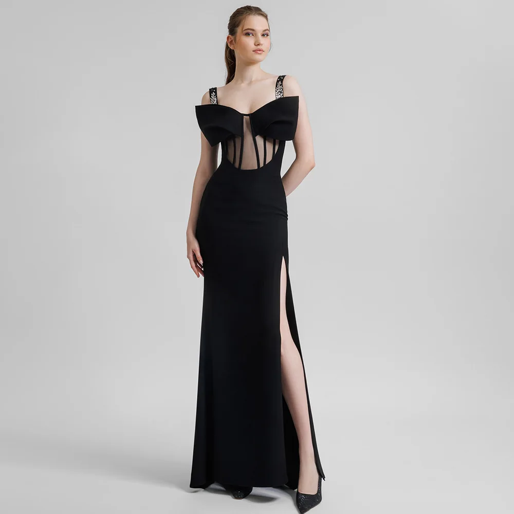 Shop Our A9718 Western Style Black Women Maxi Prom Dress
