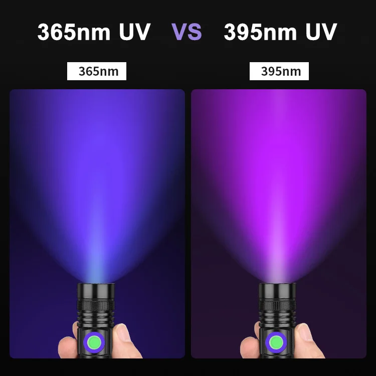 DARKBEAM UV Torce 365nm Ultravioletta Luce Nera, Lampada di Wood