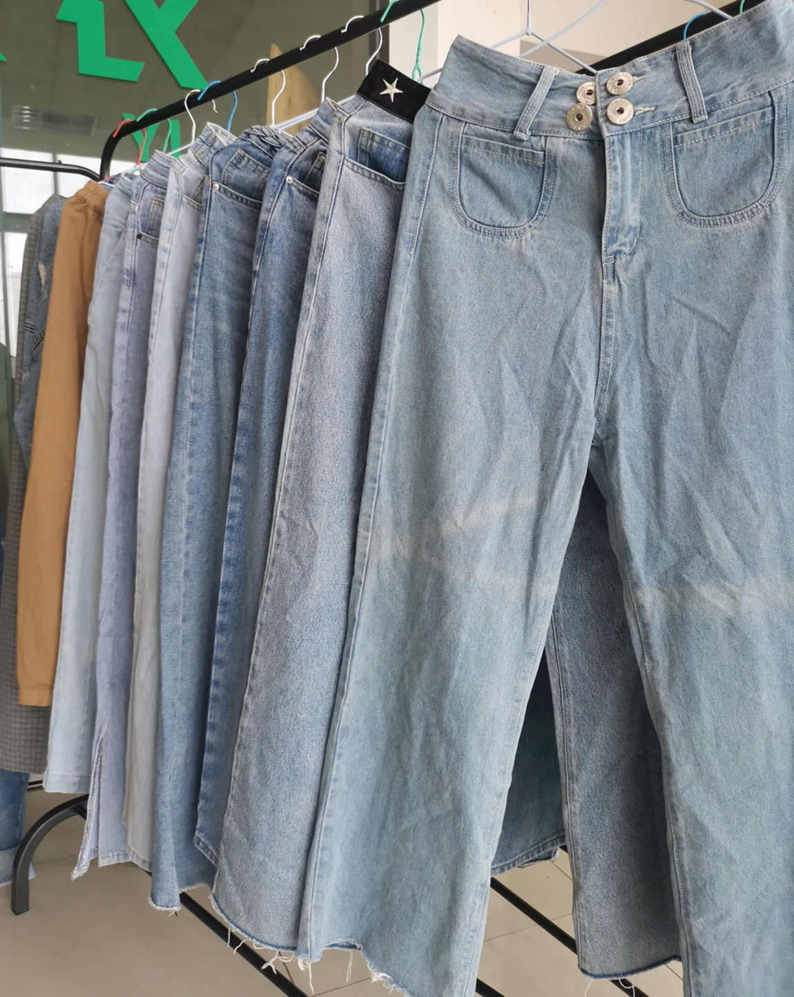 Taoyiyi A12-LJP Ladies Jeans Pants, Cotton, Casual