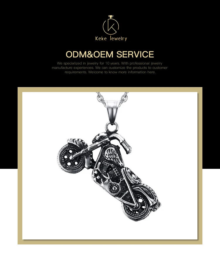 Custom silver anchor pendant supply for men-2