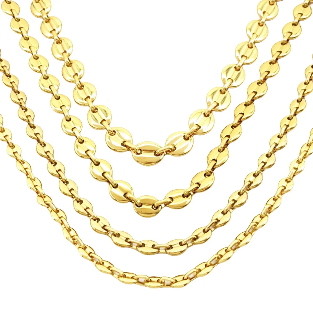 2026 Trendy Jewelry Pig Nose Cuban Chain Stainless Steel Hip-Hop Style Men's and Women's Universal Fashion Necklace