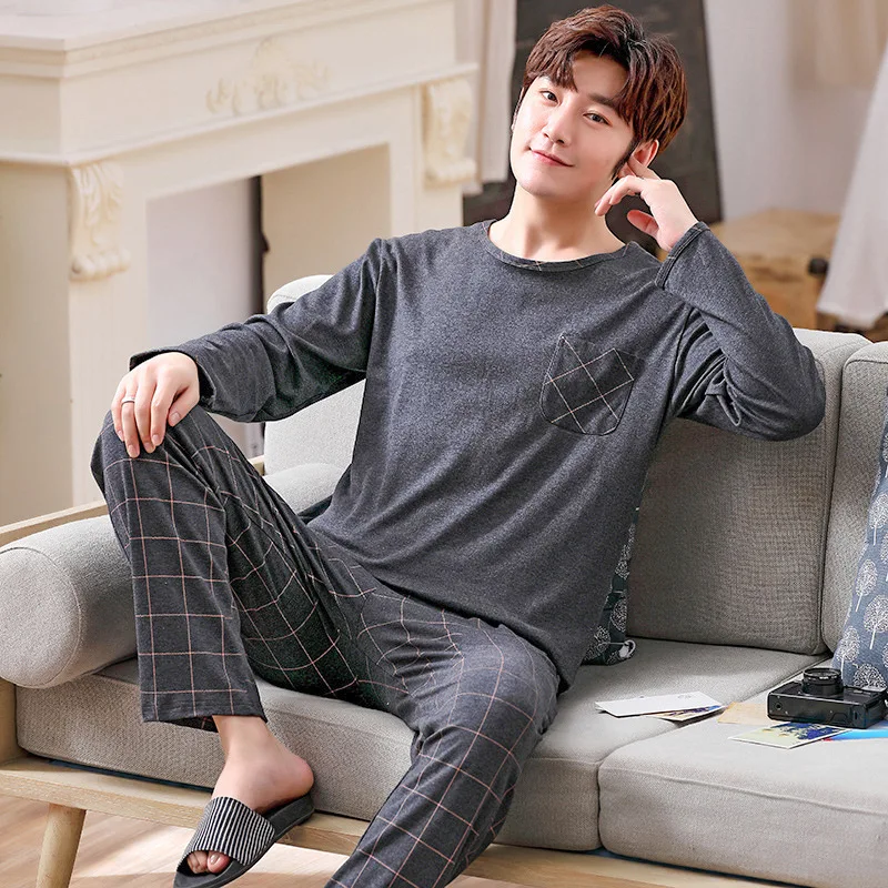 JOJOART Colorful Horses Breeds Mens Pajamas Set Nightwear