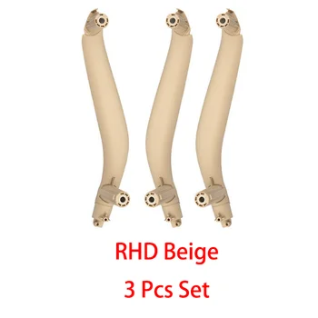 Voor BMW X5 F15 X6 F16 51417292243 Auto-interieur Handvat Deurpaneel Trim Cover Beige Grijs Zwart Links Rechts Vervangende Deurgreep (Color : Mocha, Size : L