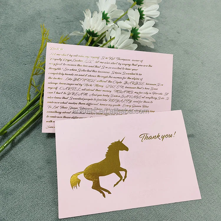 Customized Design Thank You Scratch Card Paper Discount Gift Voucher Card