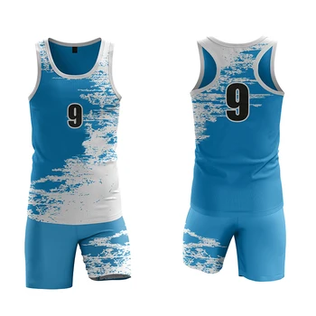 Design sport running tank top for man quick dry custom unisex marathon track and field singlet vest set design logo for free