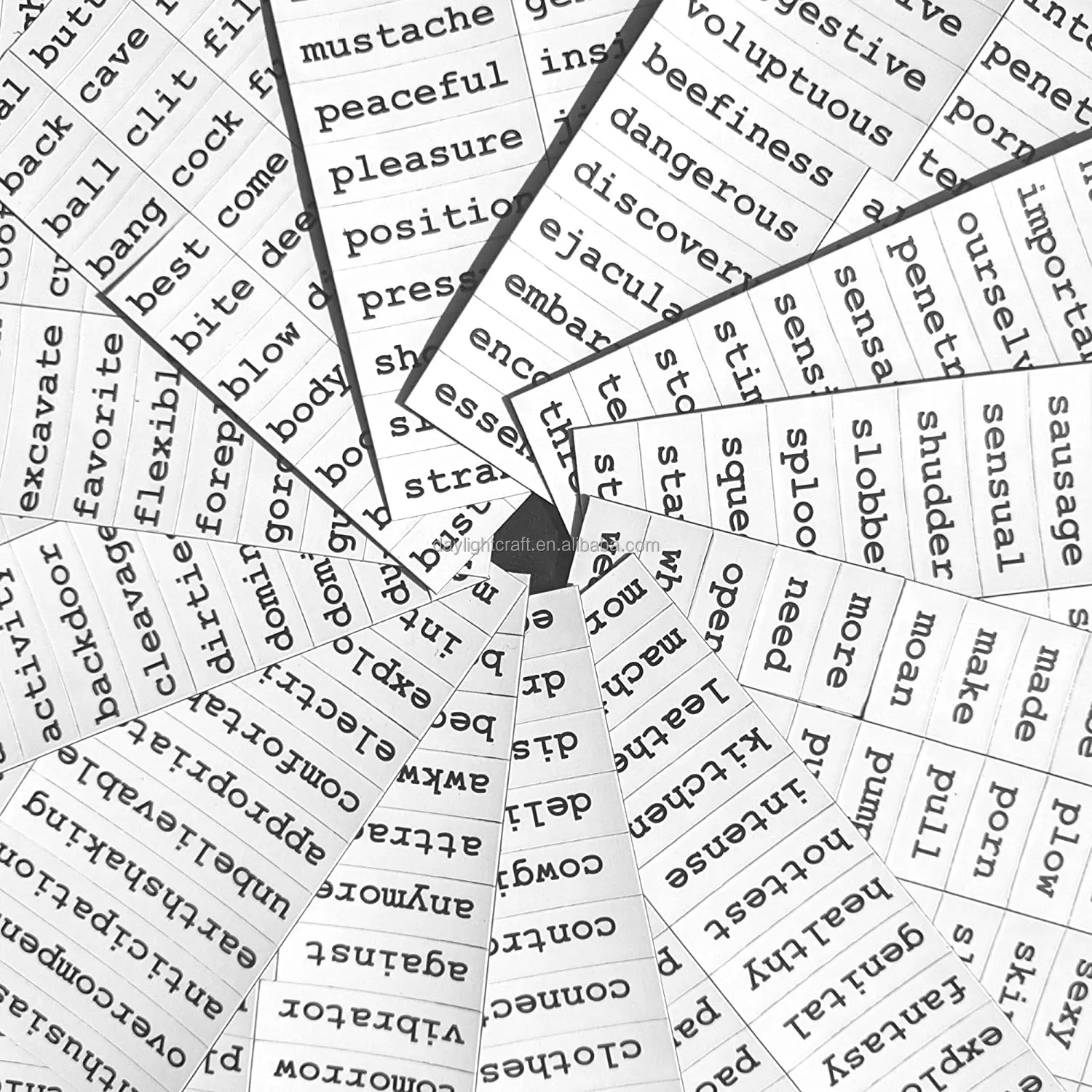 Poetry Tiles Words Adult Themed Kit For Refrigerator Poems And