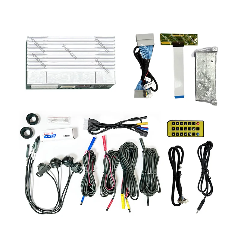 Wemaer 360 Car Camera for VinFast VF3 Plug and Play Digital Signal OEM Upgrade VF5 PCB Decoder AVM Surrounding Bird View