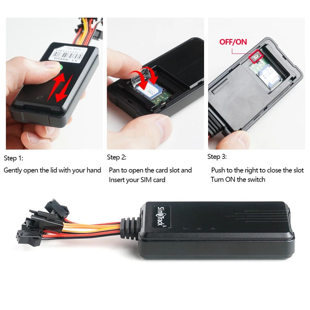 Engine Powered Car Motorcycle GPS Smart Tracker ST906 Car Tracking Device SinoTrack