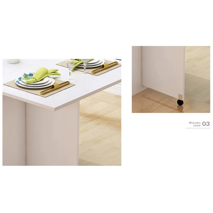 Household Small-Sized Rectangular Folding Dining Table