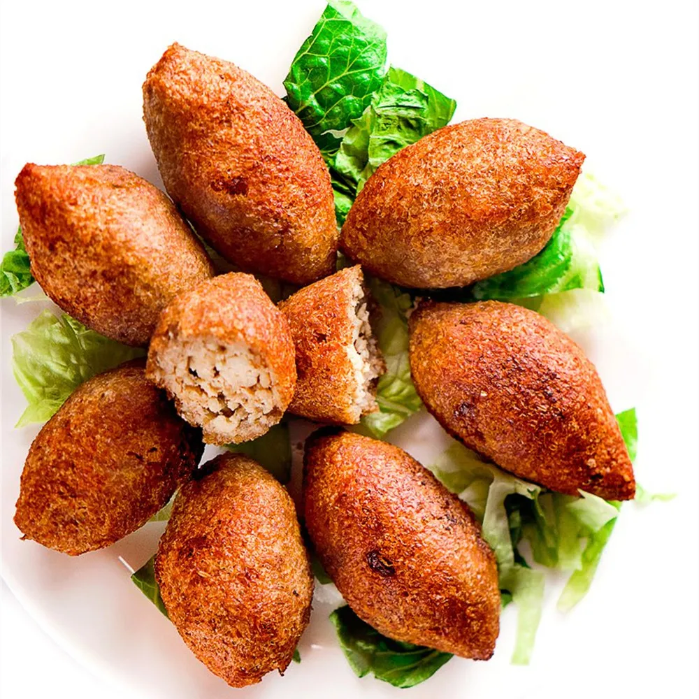 Meat Filled Mini Kubba Making Machines Small Kibbeh Encrusting Machine for Restaurant