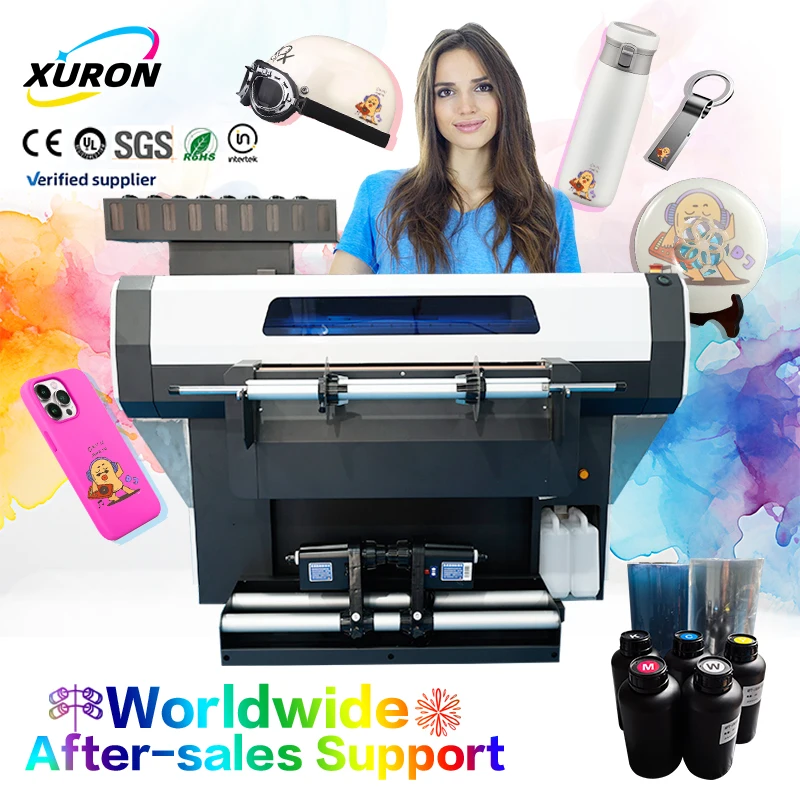 Xurong Manufacturing's Flagship Fully Automatic Roll-to-Roll UV DTF Printer 600mm Multifunctional Elevating Transfer Setting New