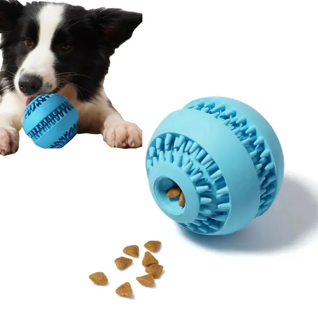 Uniperor Dog Teething Toys Ball Nontoxic Durable Dog IQ Puzzle Chew Toys for Puppy Small Large Dog Teeth