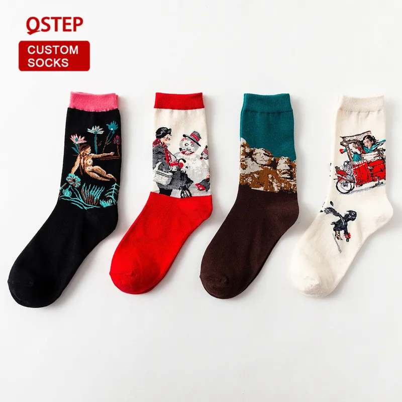 Wholesale Fashion Art Restoring Ancient Ways Abstract Socks Celebrity Oil  Painting Series Cotton Socks Happy Socks Men - Buy Happy Socks,Fashion Socks,Custom  Cotton Socks Product on 