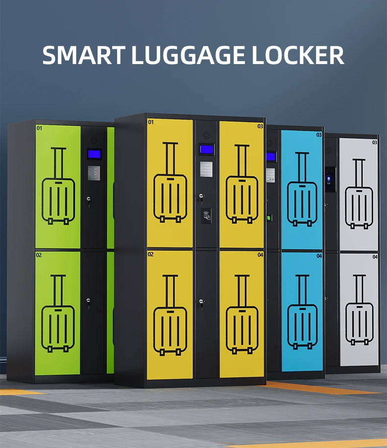 product rfid smart luggage locker for airport train station with electronic management system  access control-1