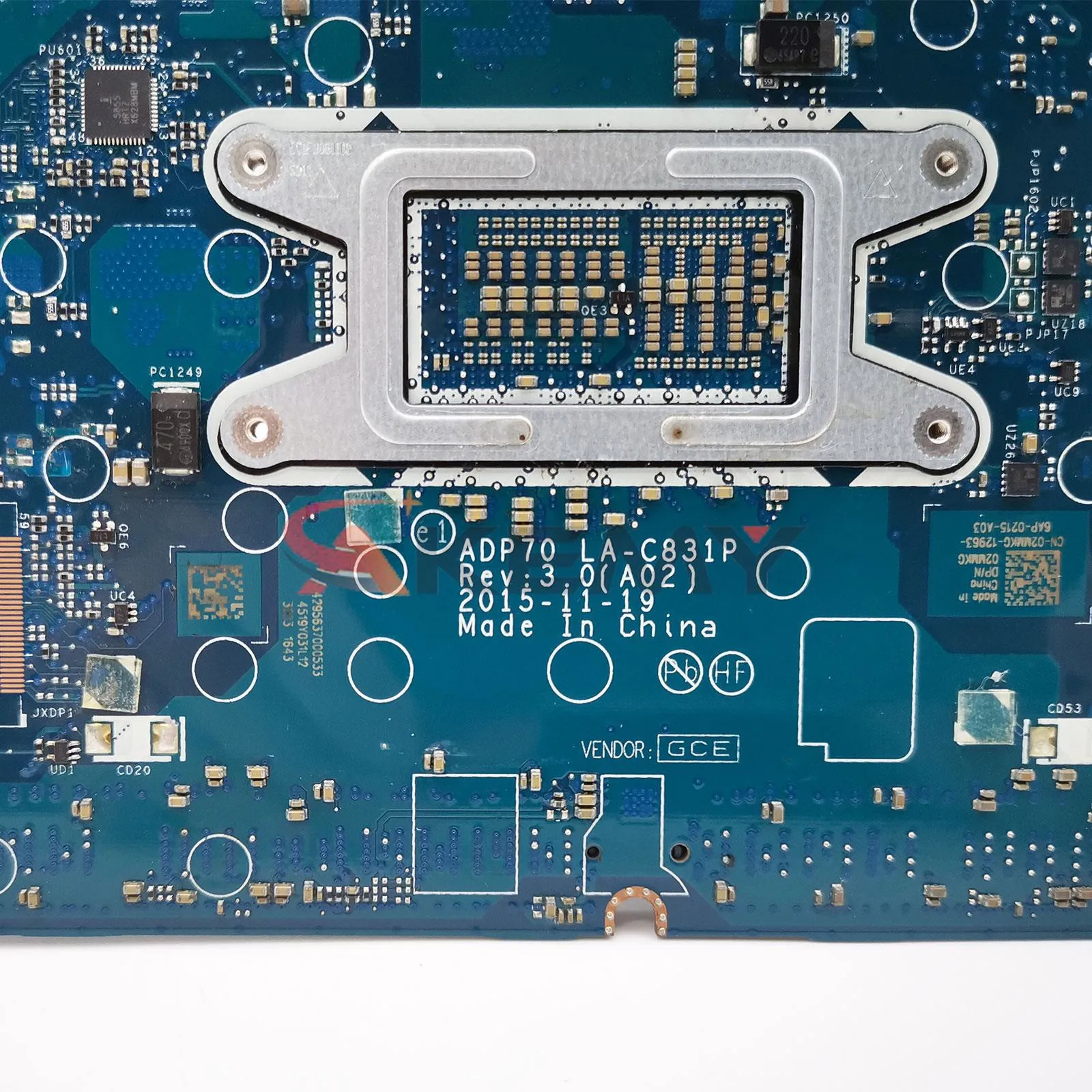 Dell Latitude E5470 Laptop Motherboard Tested OK - UMA I7-6820HQ