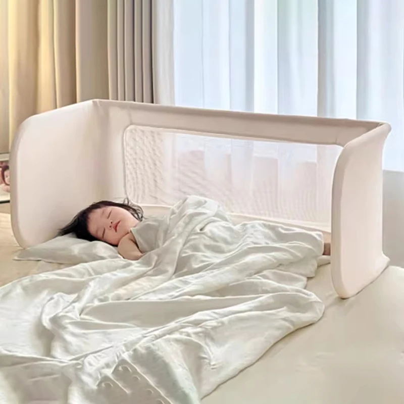 Safe Co Choc Chick GuardNest-A 3-in-1 Breathable Mesh Anti-Reflex Height-Adjustable Baby Bassinet Bedside Sleeper Crib Drop Side