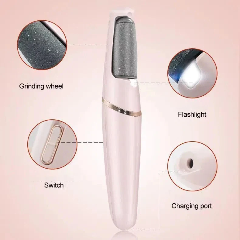 Pedicure Remove Dead Skin Electric Roller Foot File Rechargeable Electric Foot File Callus Remover
