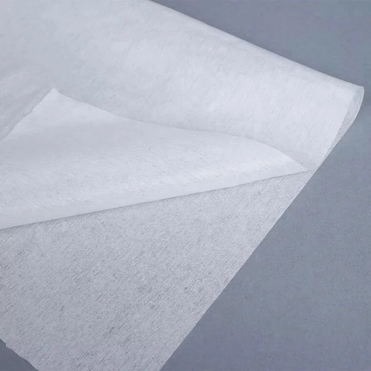 Moisture Absorption Hygiene Disposable Plain Dot Cross 90 Gms 70g Breathable Spunlace Nonwoven Non-woven Fabric for Wet Tissue