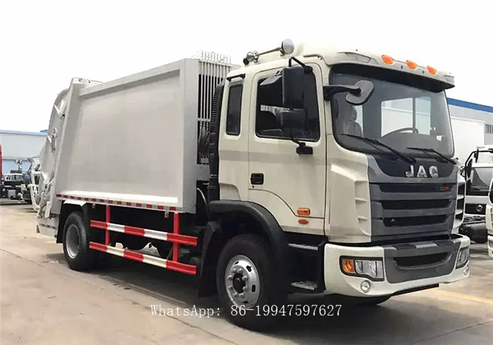 JAC 15m3 уплотнительный мусоровоз для продажи